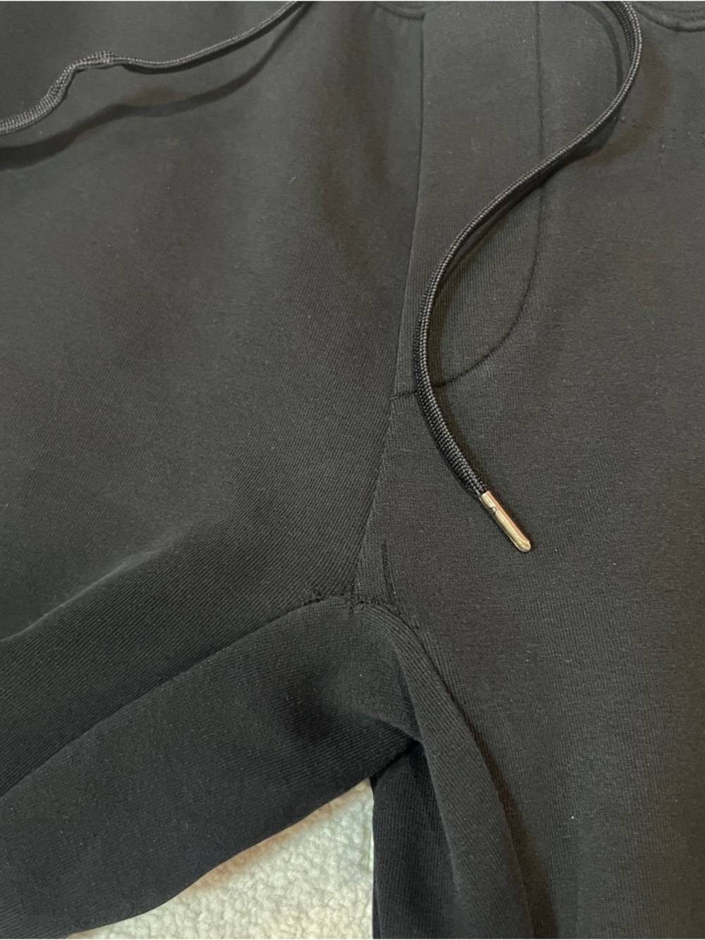 Polo Ralph Lauren Jogger Pants Mens Medium Black Double-Knit Drawstring Waist - Picture 5 of 8